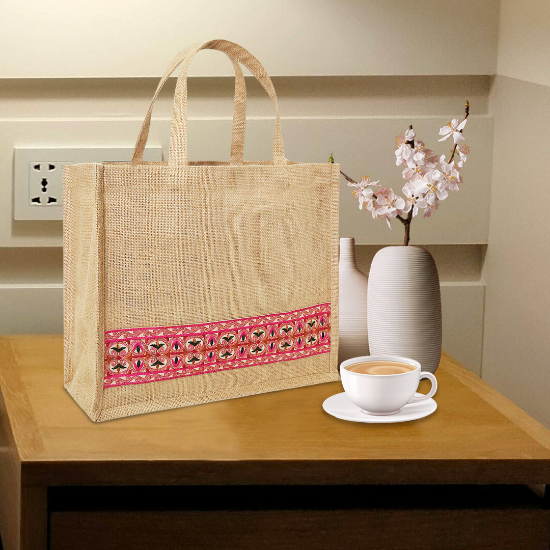 ELEGANT LACE-TRIMMED WEDDING BAG- Pack of 3