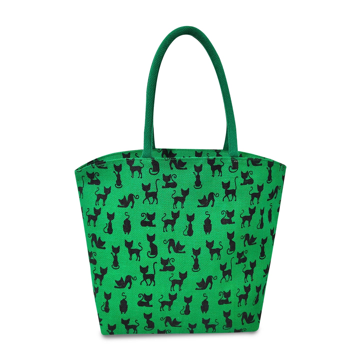 ADORABLE CAT DESIGNS JUTE BAG