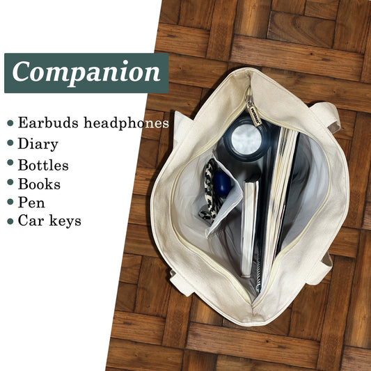 SERENITY IN MOTION FLAT BAG WITH ZIPPER