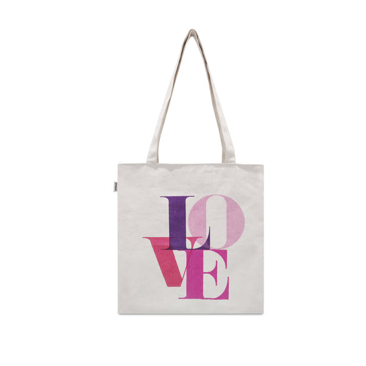 LOVE UNFOLDED BAG WITH ZIPPER