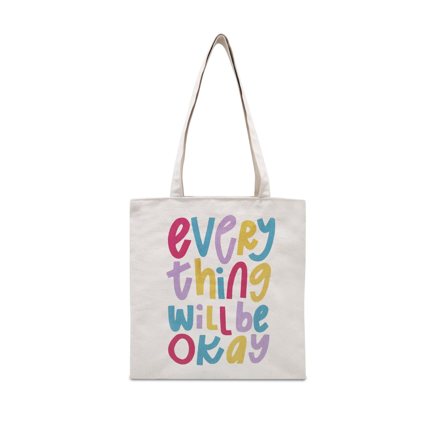 EVERYTHING WILL BE OKAY BAG WITH ZIPPER