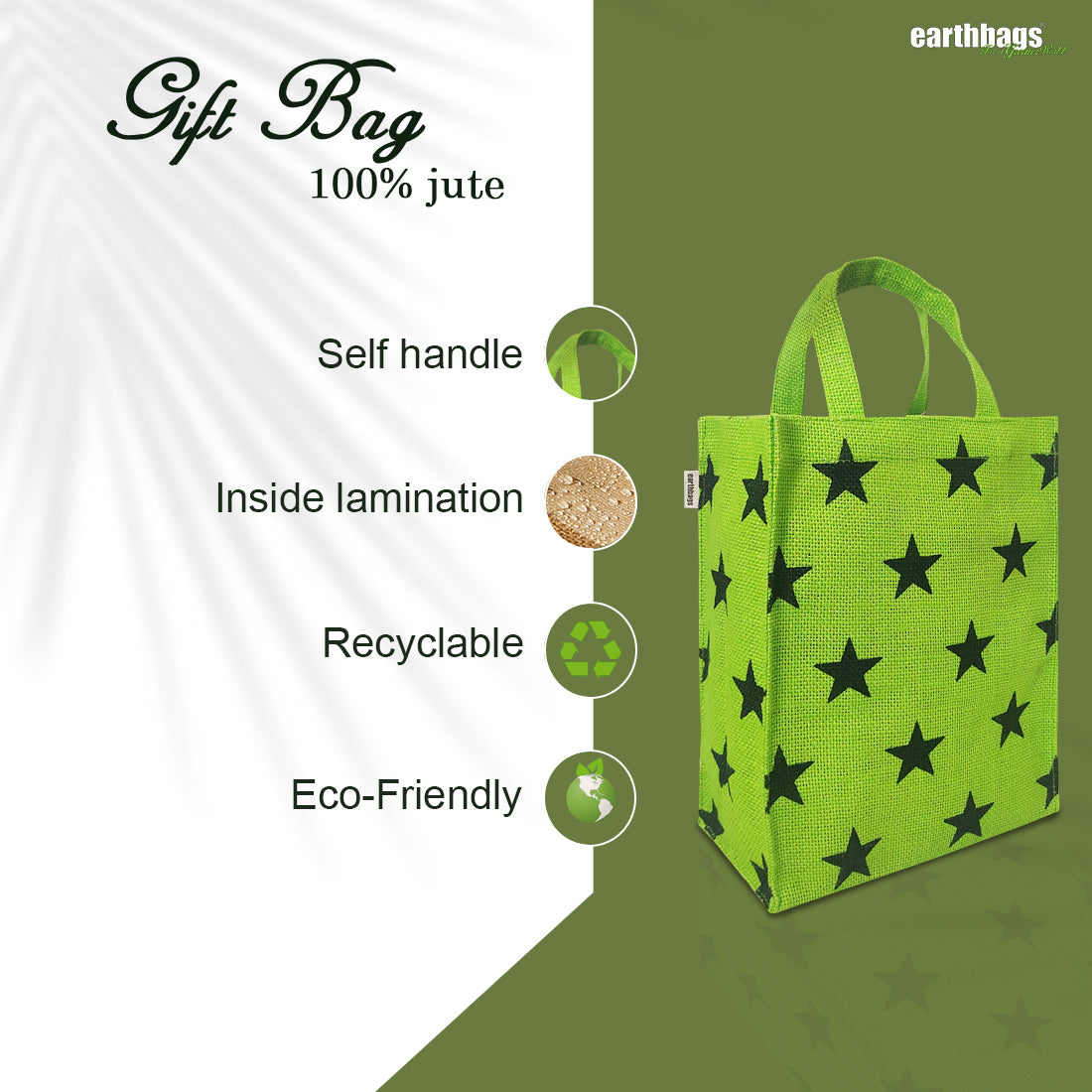 STARLIT ESSENCE JUTE GIFT BAG- PACK OF 2