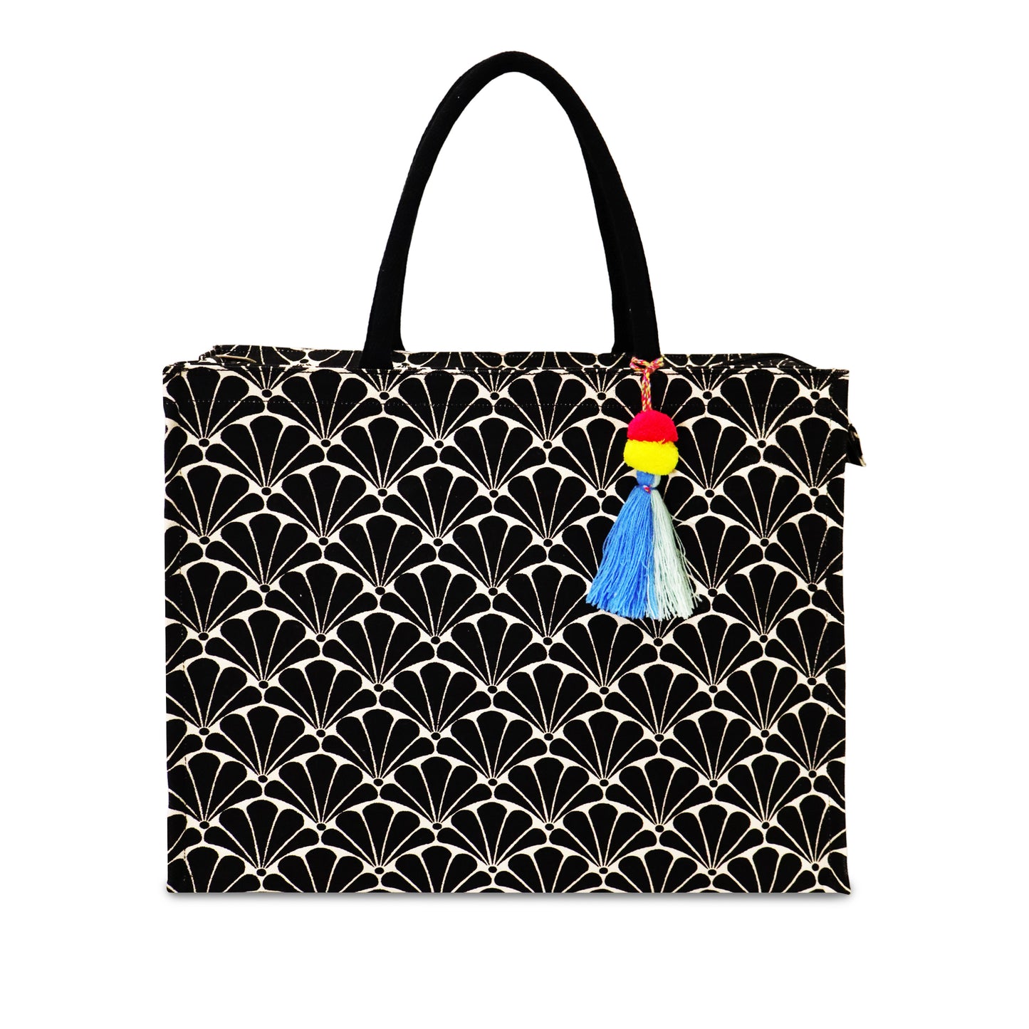 NOIR BLOOM TOTE: CLASSIC MEETS CONTEMPORARY