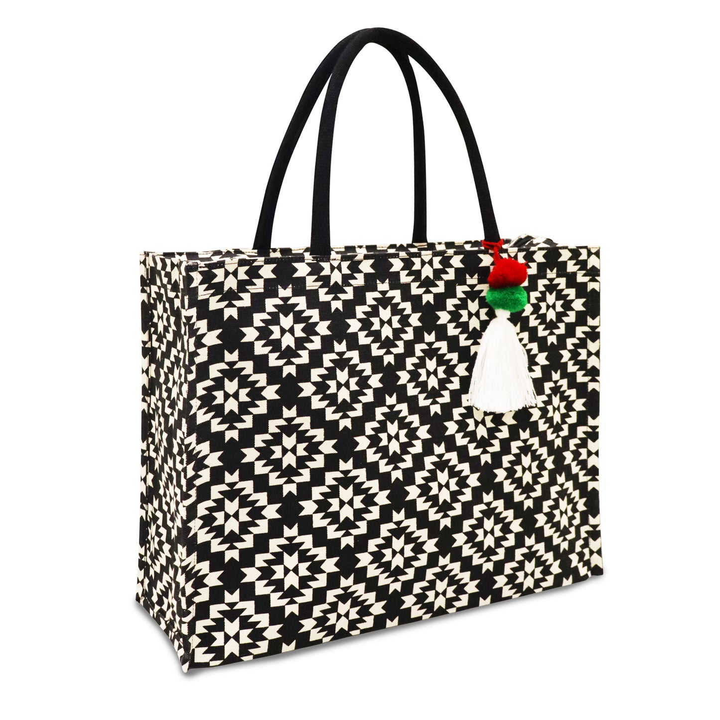 TIMELESS DIAMOND SHOPPING BAG CLASSIC PATTERN. CONTEMPORARY UTILITY