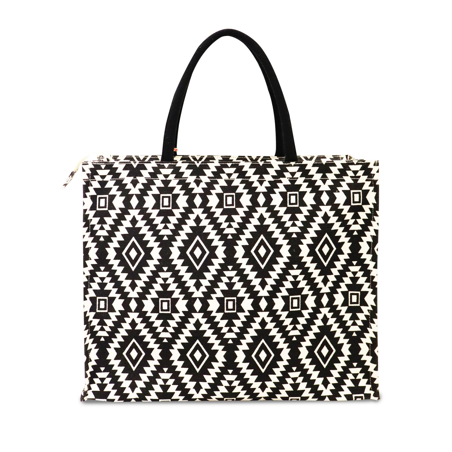 Mystic Diamond Tote Bag with zipper closure
