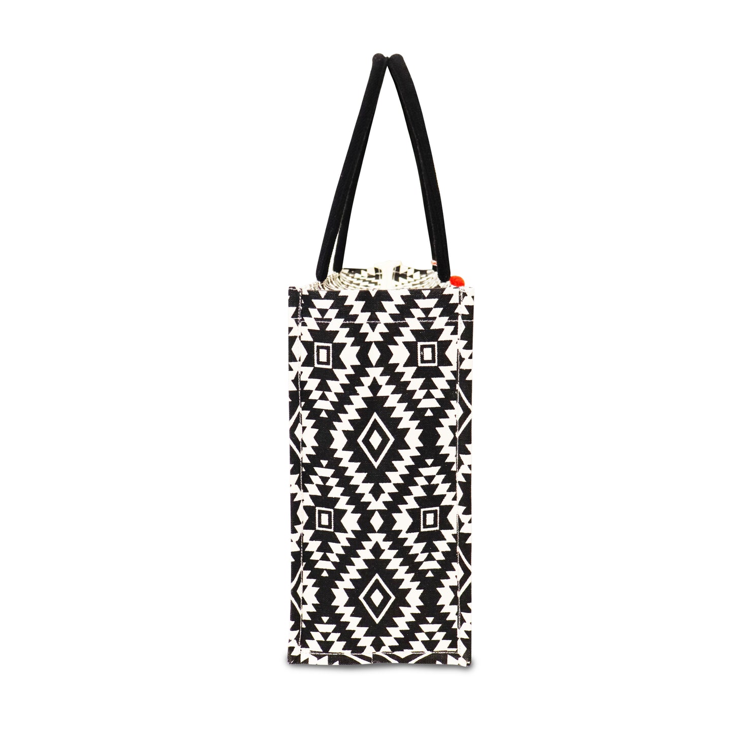 Mystic Diamond Tote Bag with zipper closure