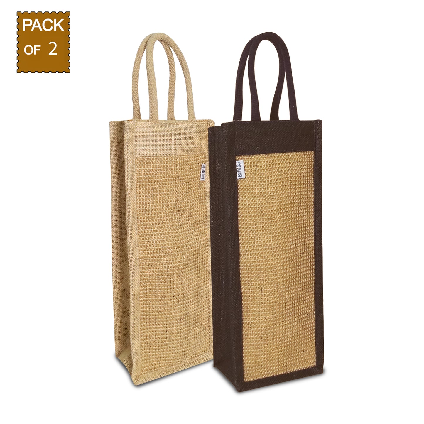 ELEGANT JUTE : HANDWOVEN MATT WEAVE WINE CARRIER FOR EVERY OCCASION