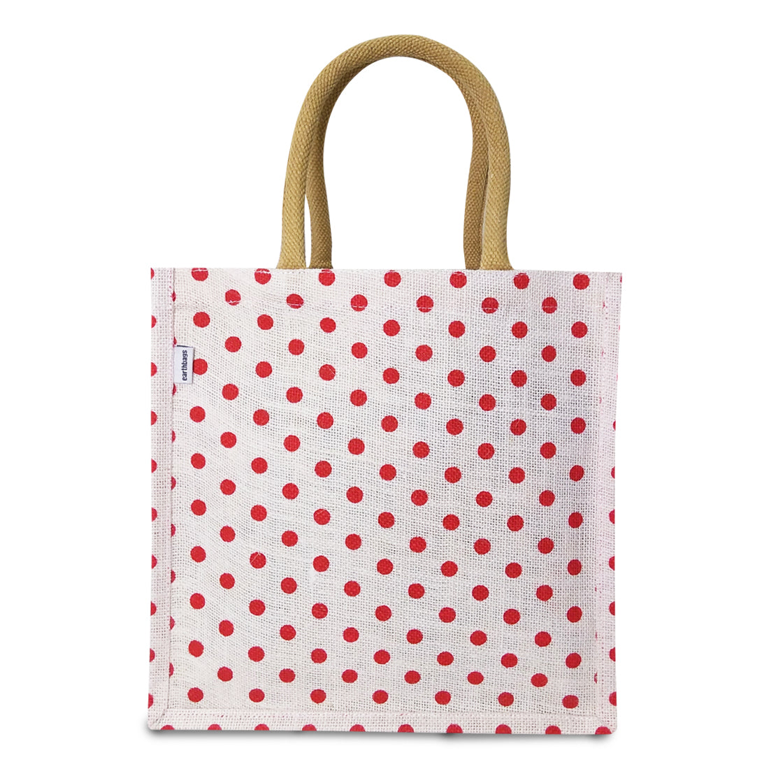 DOT COUTURE: POLKA DOT JUTE BAG FOR ECO-QUEENS