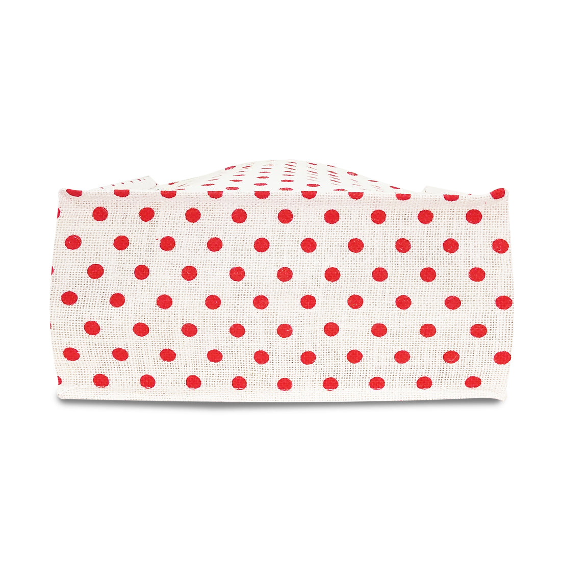 DOT COUTURE: POLKA DOT JUTE BAG FOR ECO-QUEENS