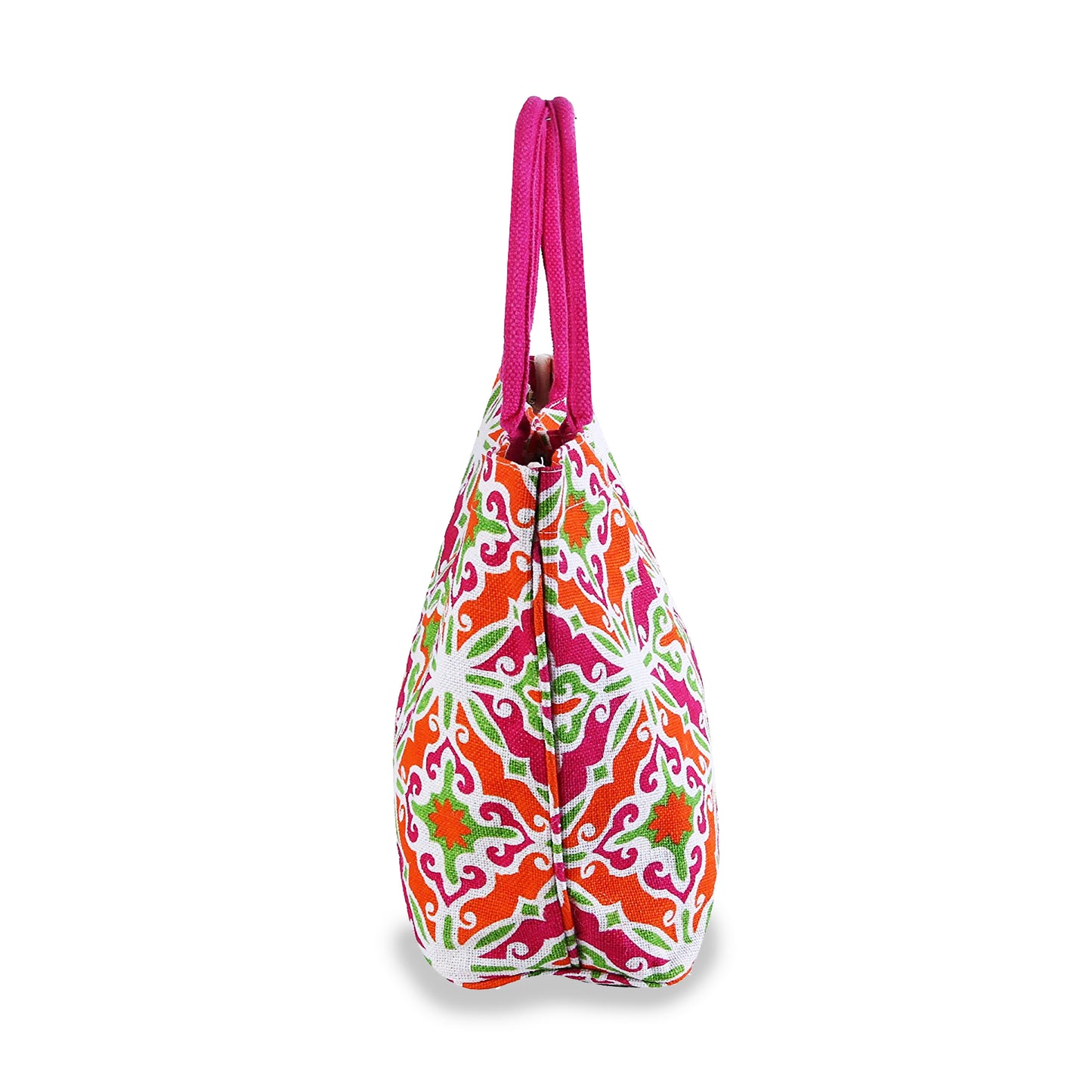 EARTHBAGS FLORAL VIBE JUTE TOTE BAG