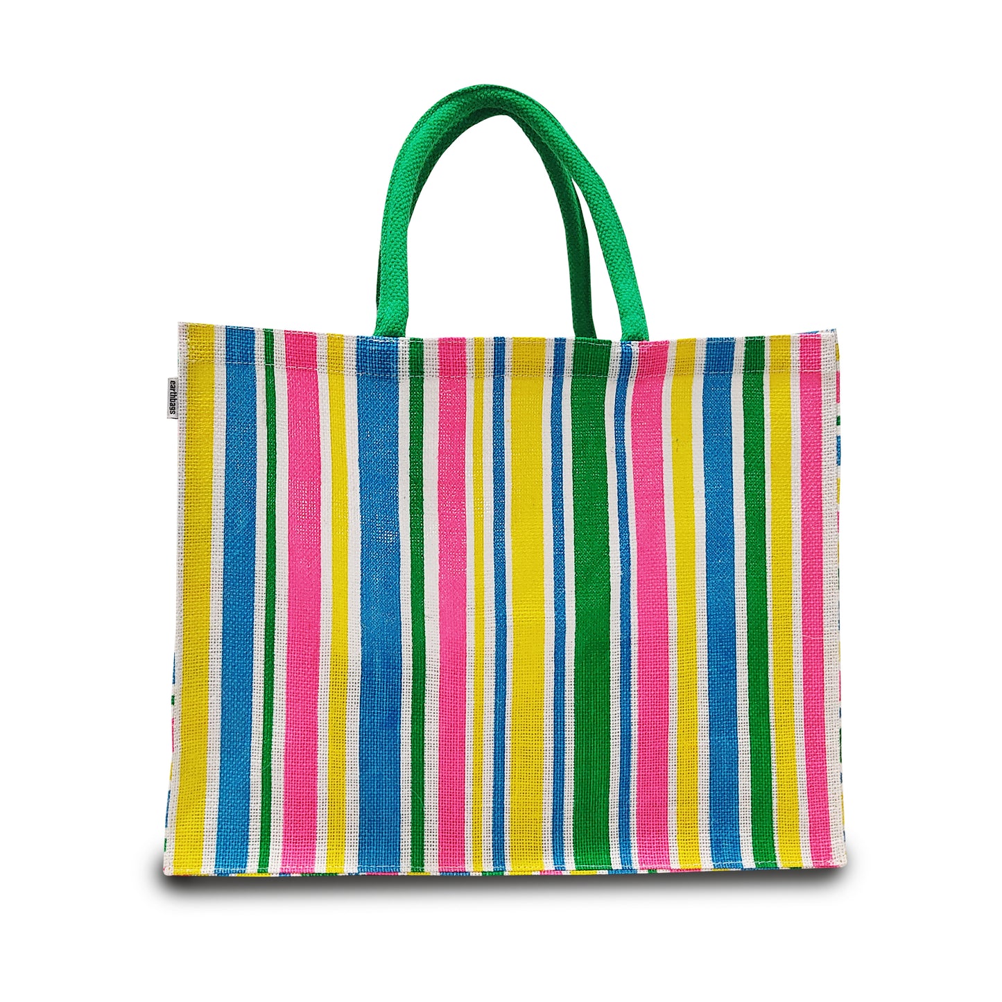 COLORFUL STRIPES MARKET BAG