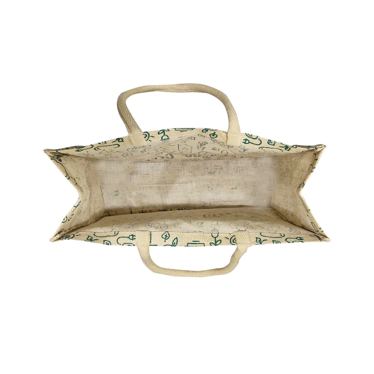 LETS GO GREEN JUTE BAG