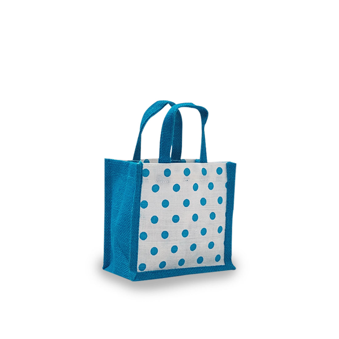 EARTHBAGS POLKA DOT CUTE JUTE GIFT BAG - PACK OF 4