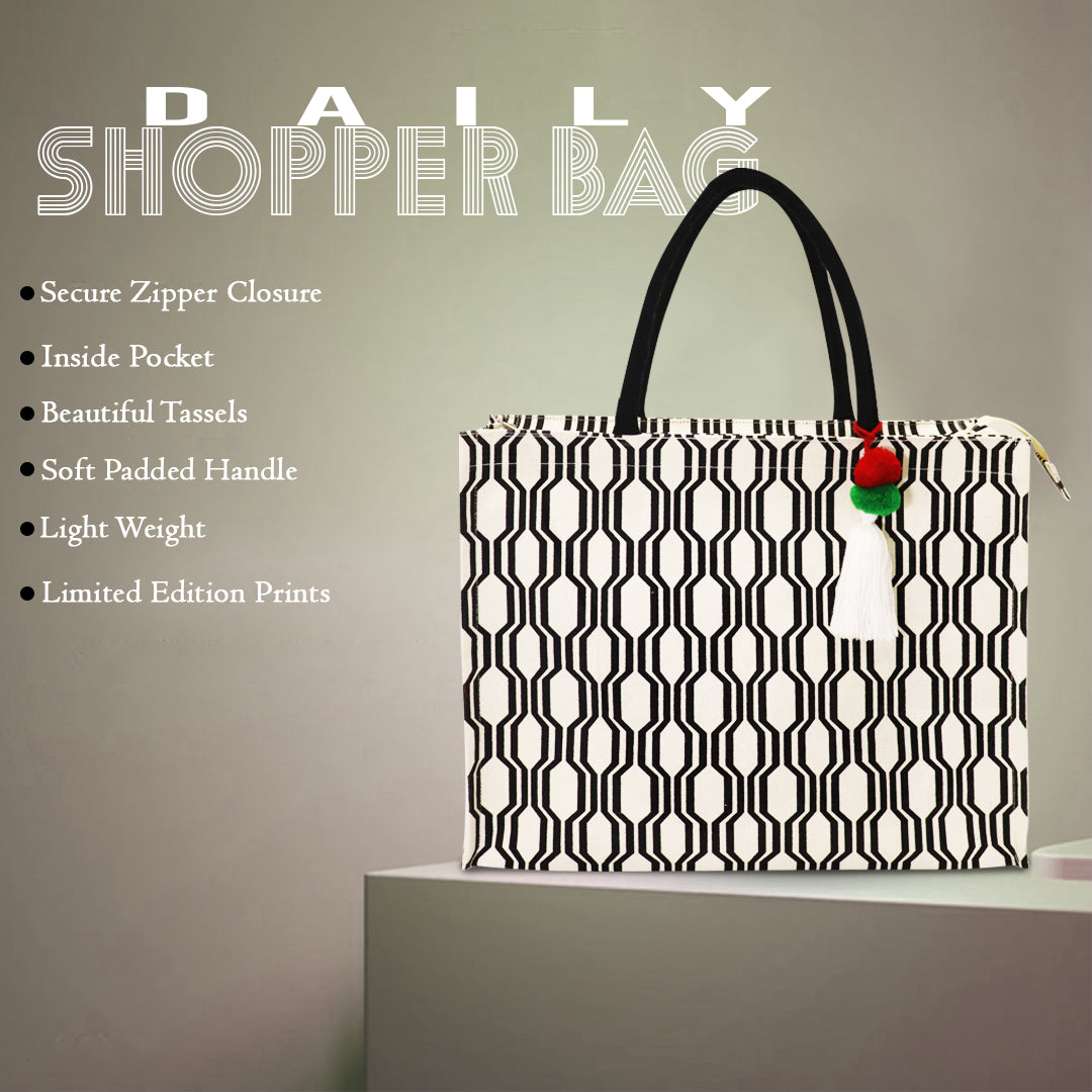 URBAN RHYTHM TOTE: STRUCTURED STYLE WITH A TWIST