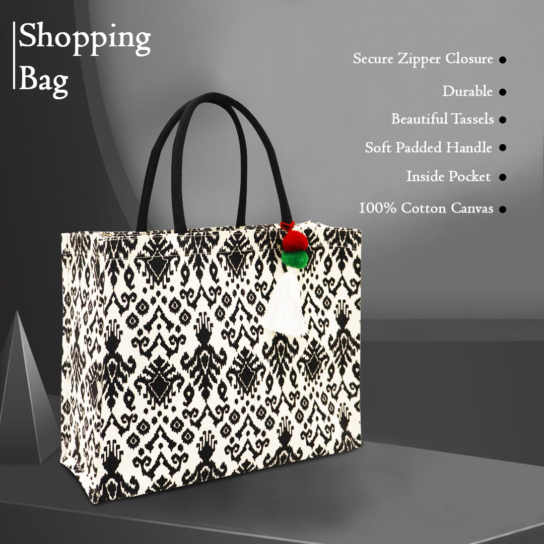 MAKE A STATEMENT WITH THE BOHO NOIR CARRYALL, WHERE BOHEMIAN CHARM MEETS MODERN FUNCTIONALITY