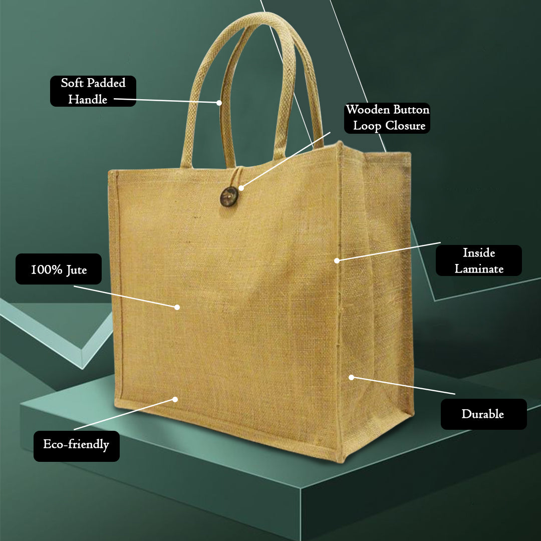 ORGANIC JUTE SHOPPER BAG