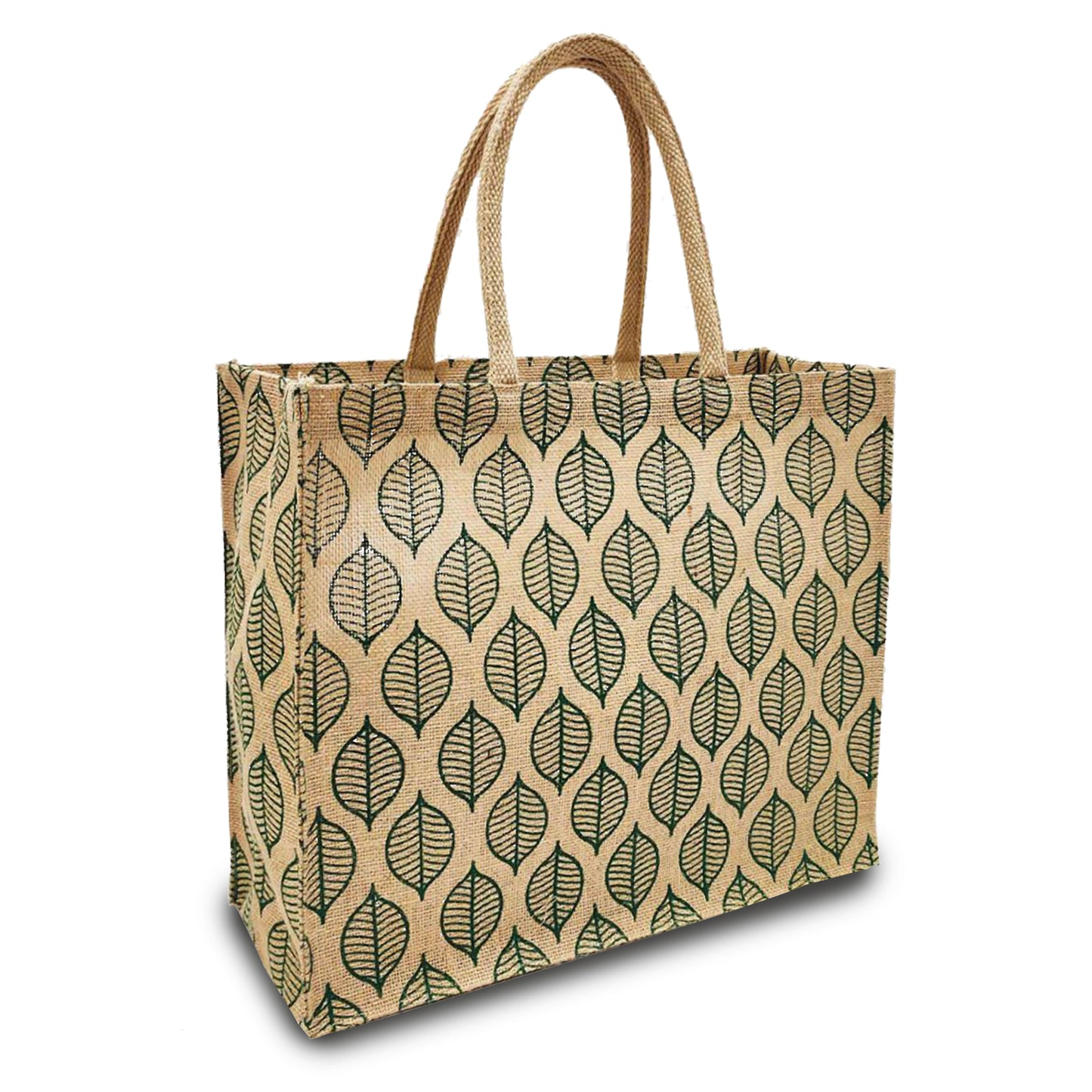 LUSH LEAVES JUTE BAG