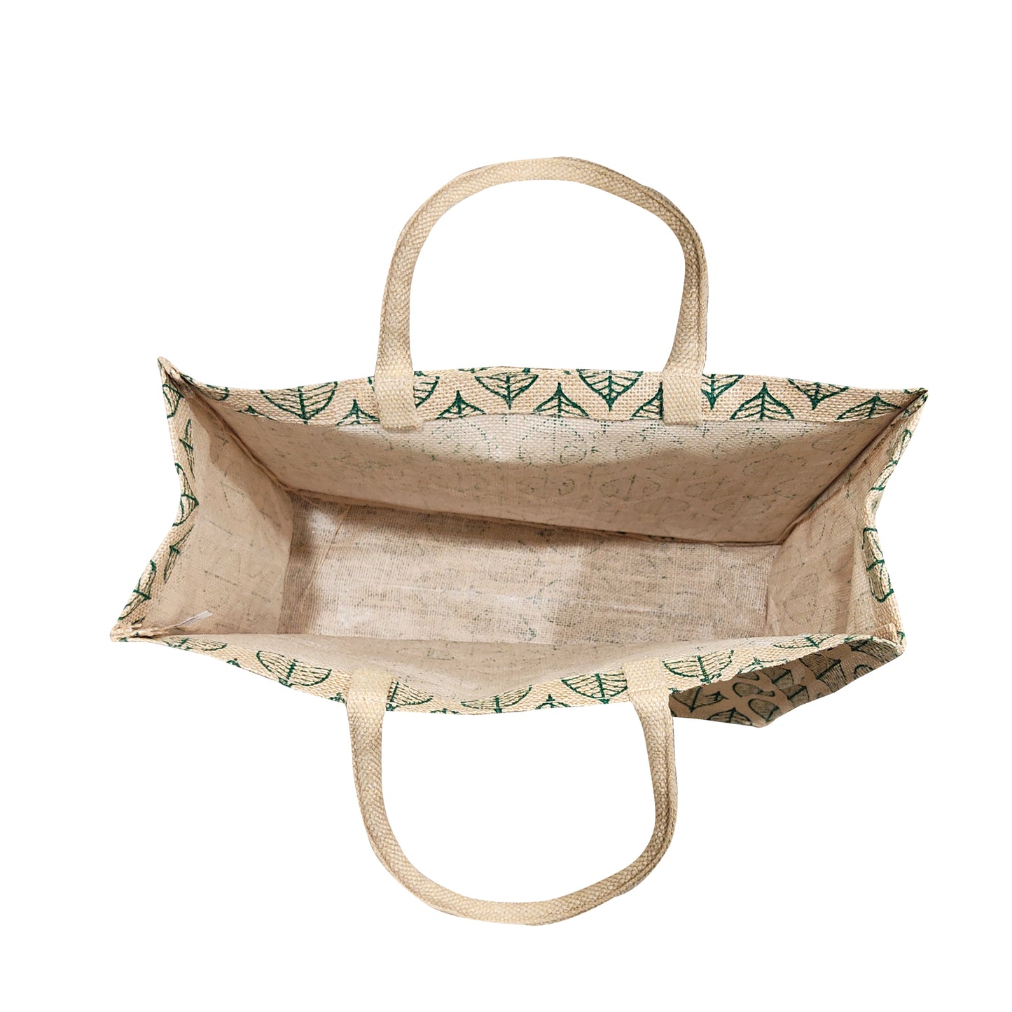 LUSH LEAVES JUTE BAG