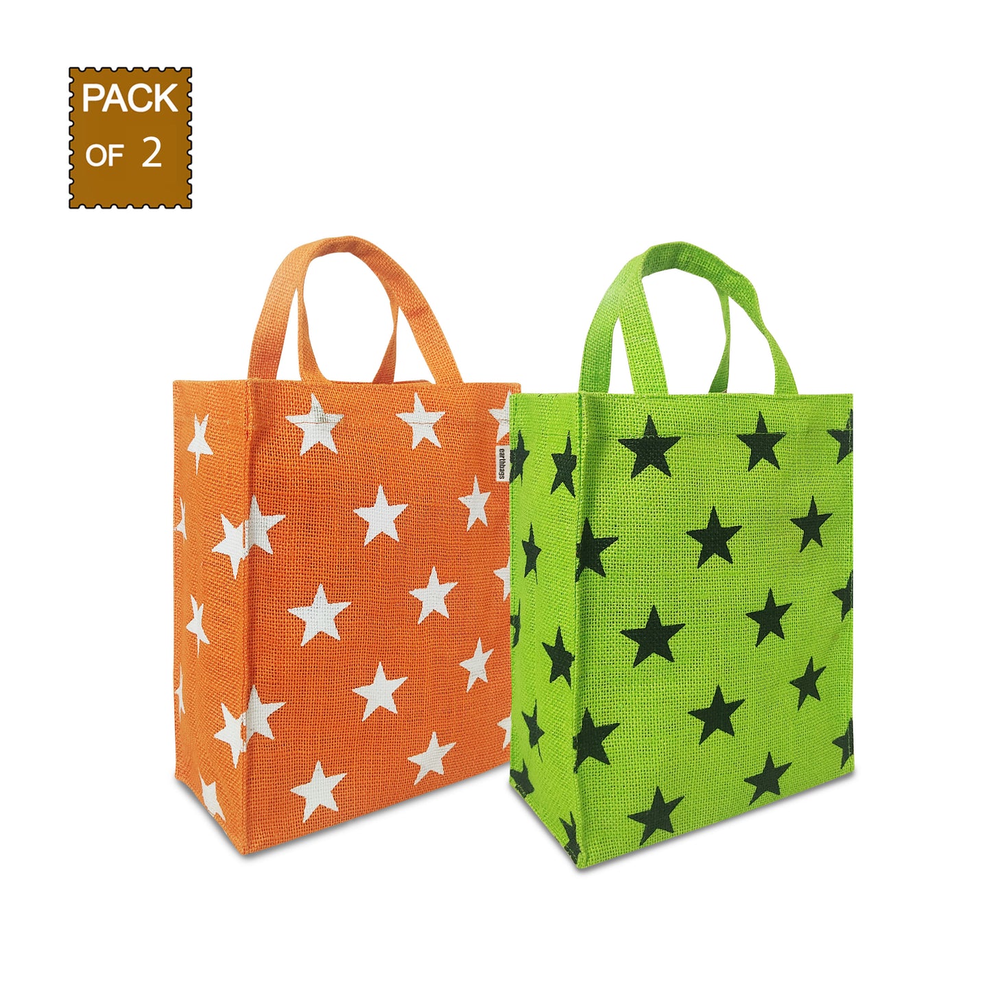 STARLIT ESSENCE JUTE GIFT BAG- PACK OF 2