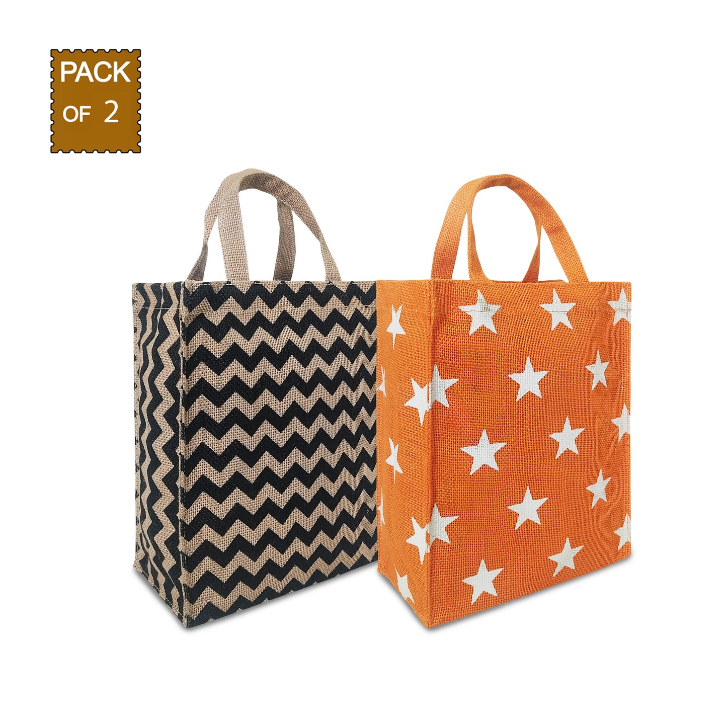 STARLIT ESSENCE JUTE GIFT BAG- PACK OF 2