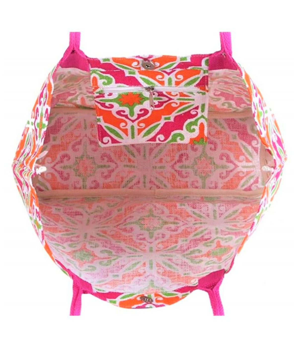 EARTHBAGS FLORAL VIBE JUTE TOTE BAG