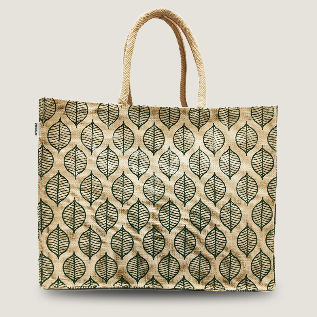 EARTHBAGS PRINTED SHOPPER WITH PADDED HANDLES