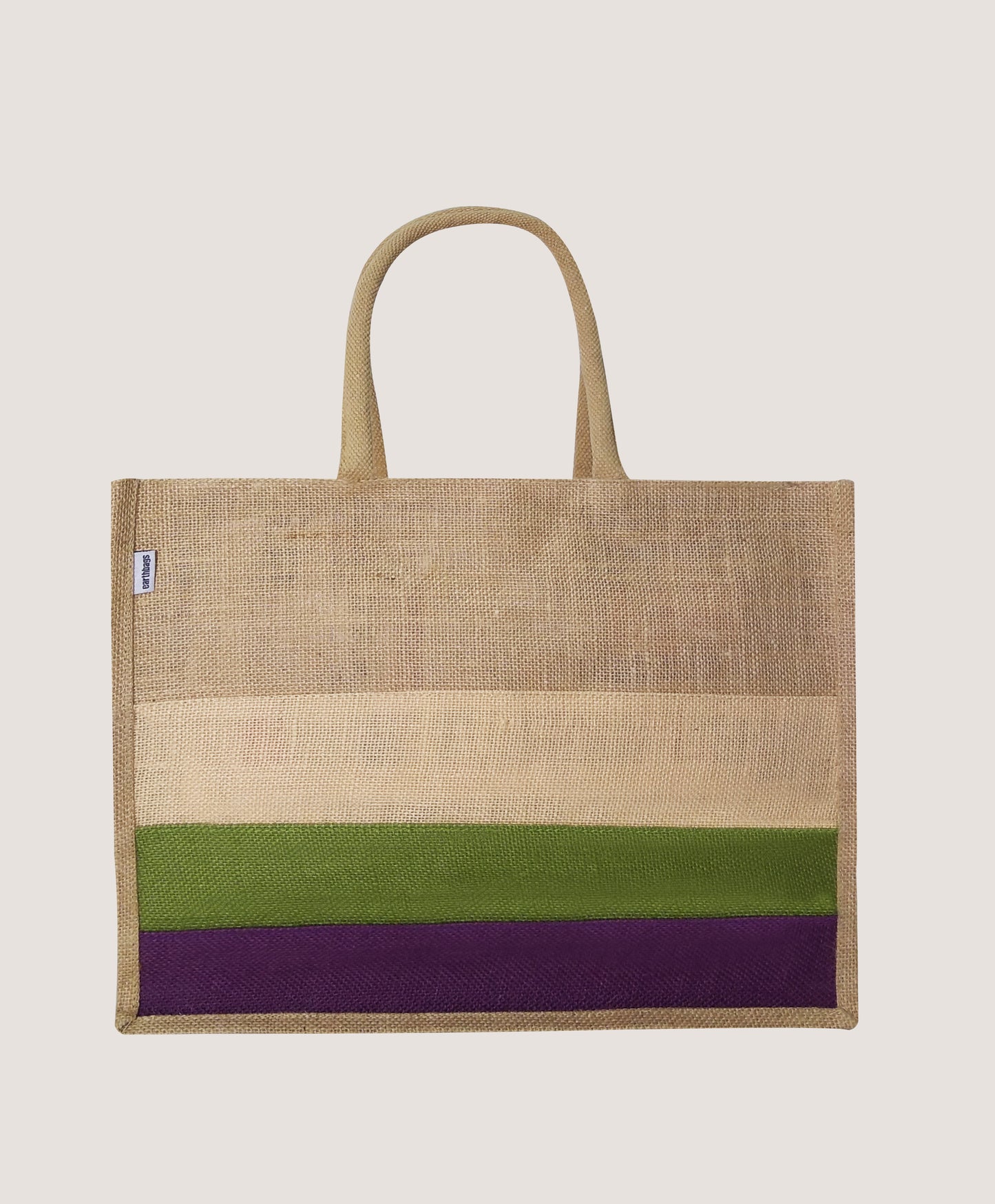 EARTHBAGS LINER SHOPPER IN MULTICOLOR WITH ZIPPER