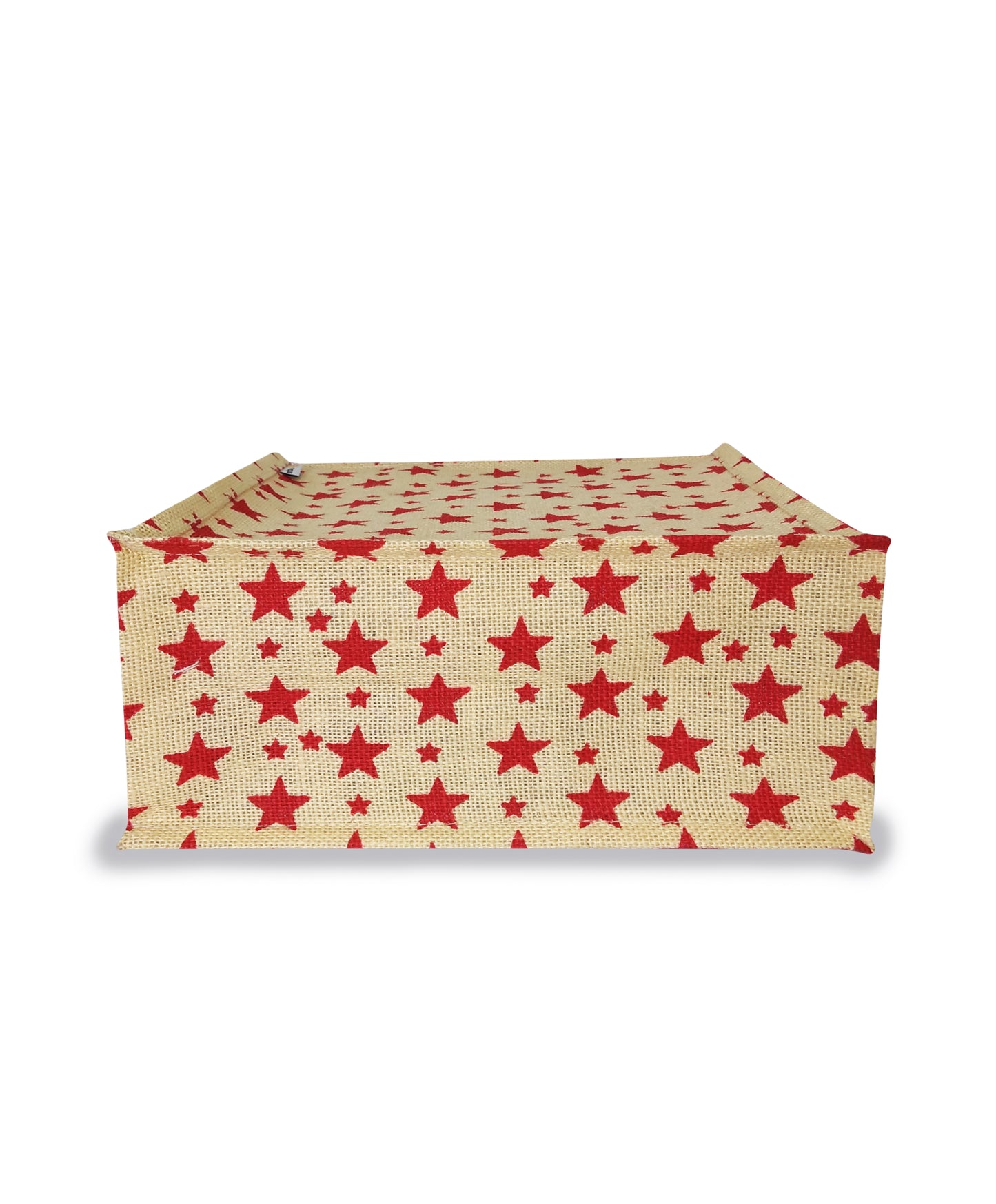 CHIC STAR PATTERNED JUTE BAG
