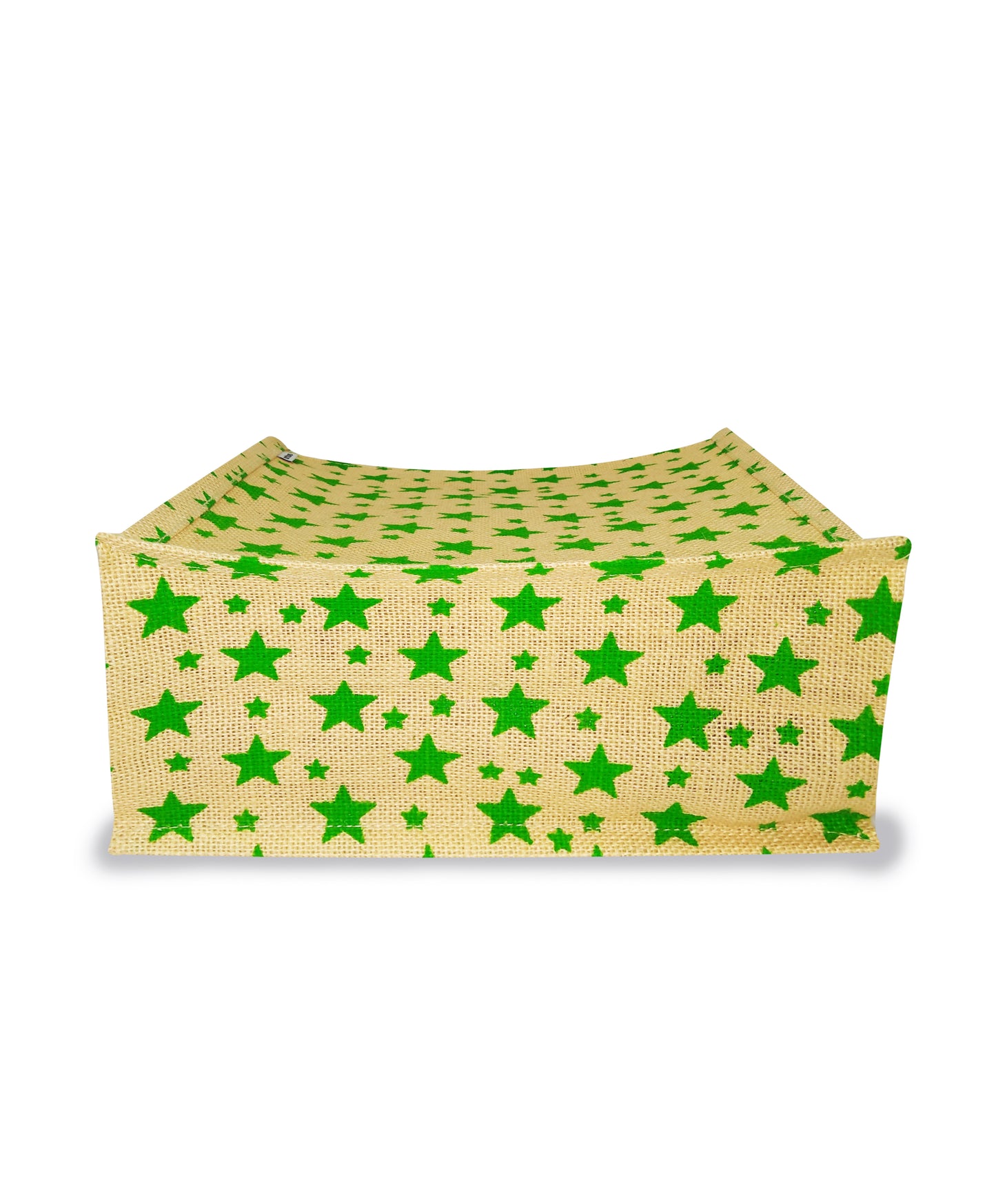 CHIC STAR PATTERNED JUTE BAG