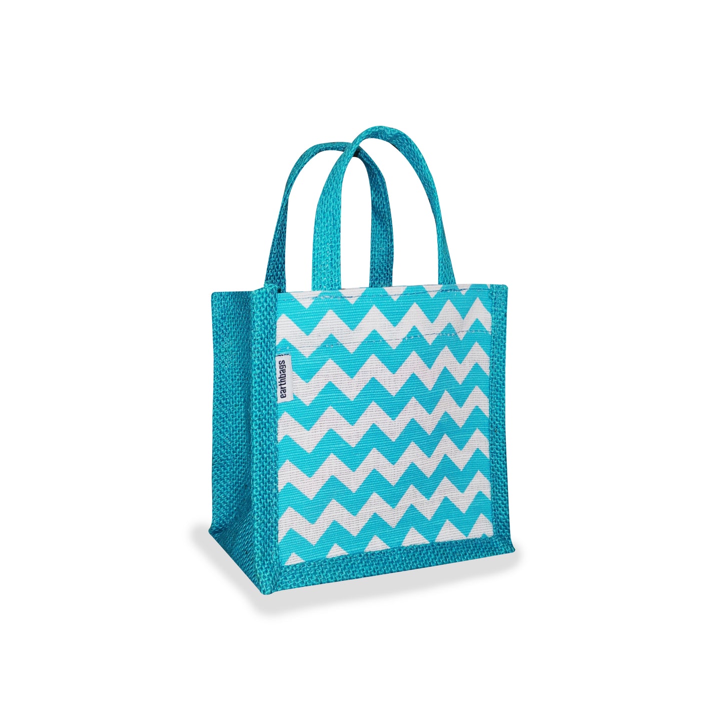 EARTHBAGS PRINTED CUTE JUTE GIFT BAG - PACK OF 5
