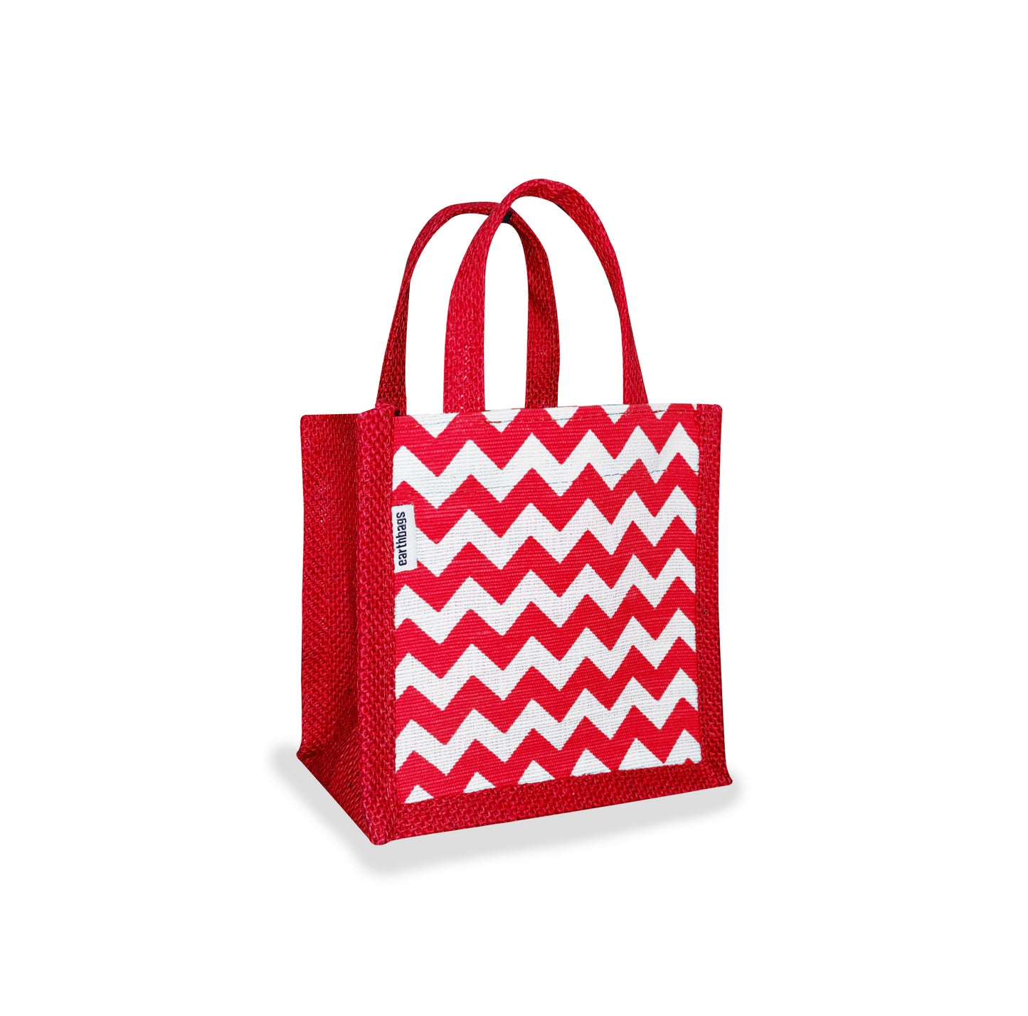 EARTHBAGS PRINTED CUTE JUTE GIFT BAG - PACK OF 5