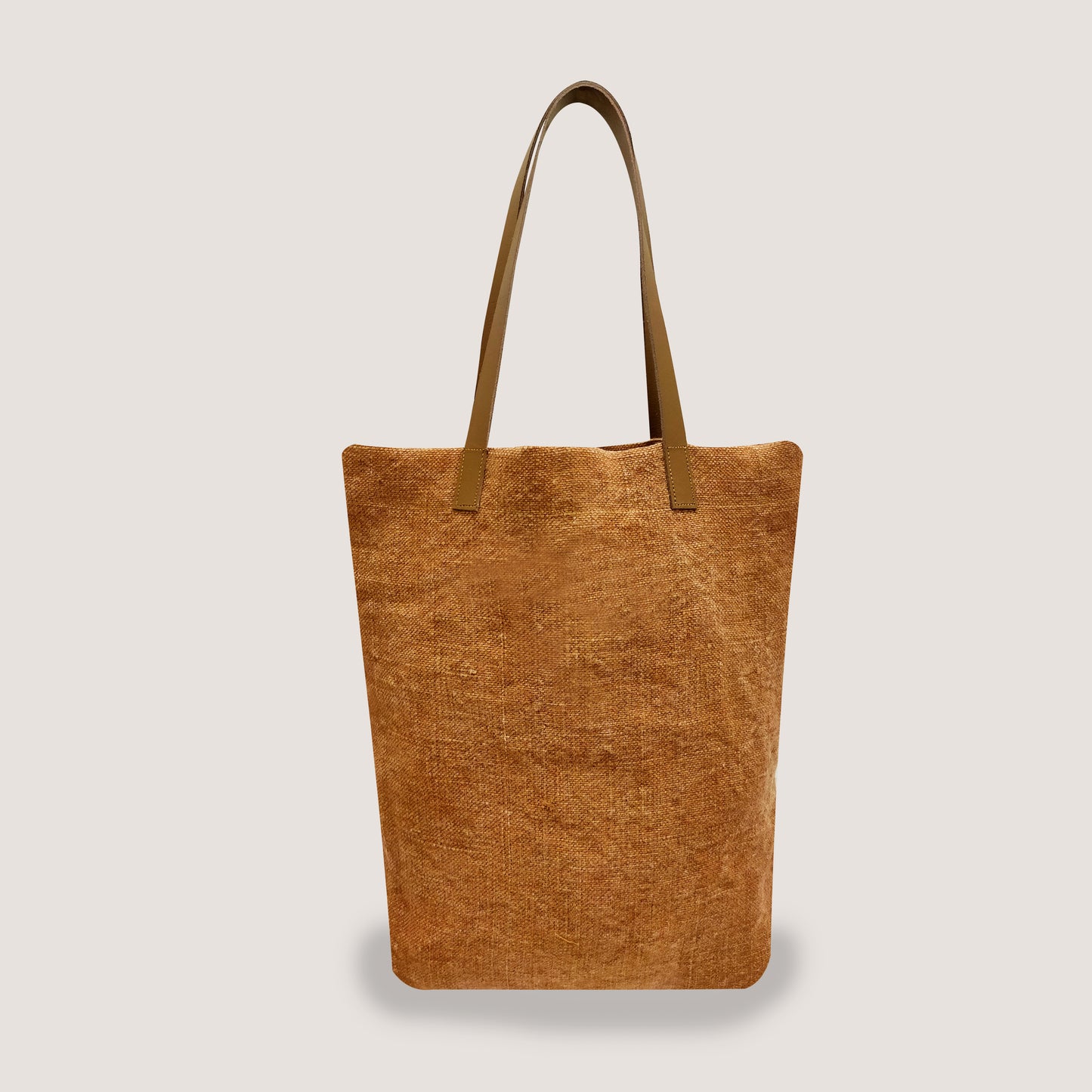 EARTHBAGS WASHED JUTE CANVAS TOTE BAG