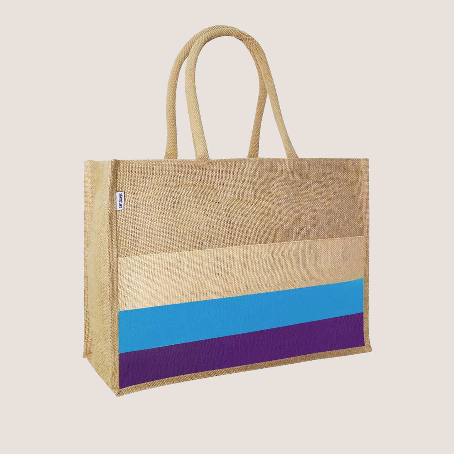 EARTHBAGS LINER SHOPPER IN MULTICOLOR WITH ZIPPER