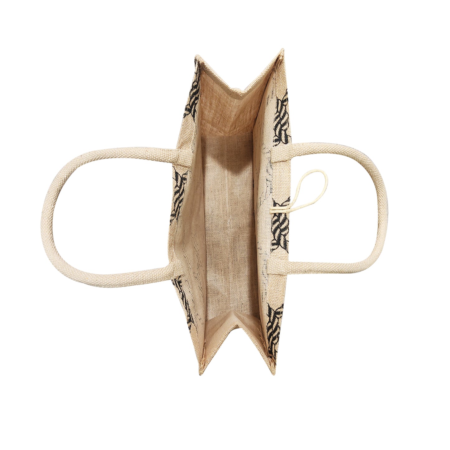 STYLISH PRINTED JUTE BAG