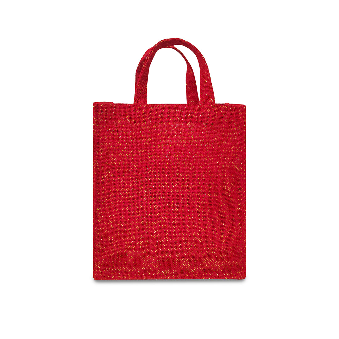 FESTIVE LUREX JUTE GIFT BAG (PACK OF 2)