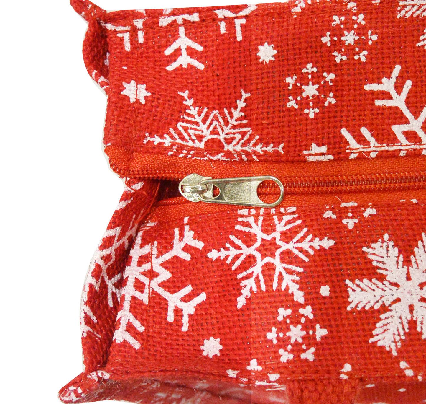 EARTHBAGS SNOWFLAKE LUNCH BAG WITH ZIPPER