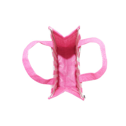 VIBRANT NEON STRIPE PRINT GIFT BAG (PACK OF 2)