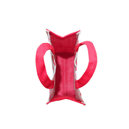 VIBRANT NEON STRIPE PRINT GIFT BAG (PACK OF 2)