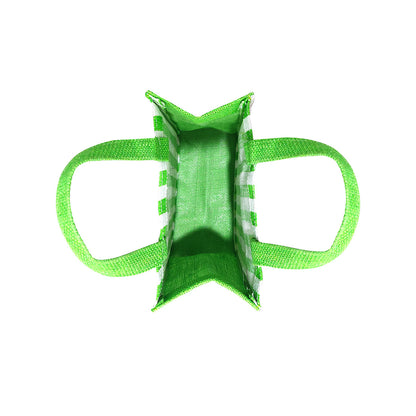 VIBRANT NEON STRIPE PRINT GIFT BAG (PACK OF 2)