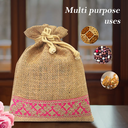 GLEAMING GRACE POTLI: LACED & LUXURIOUS- PACK OF 2