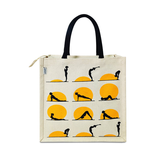 YOGA POSE CANVAS BAG