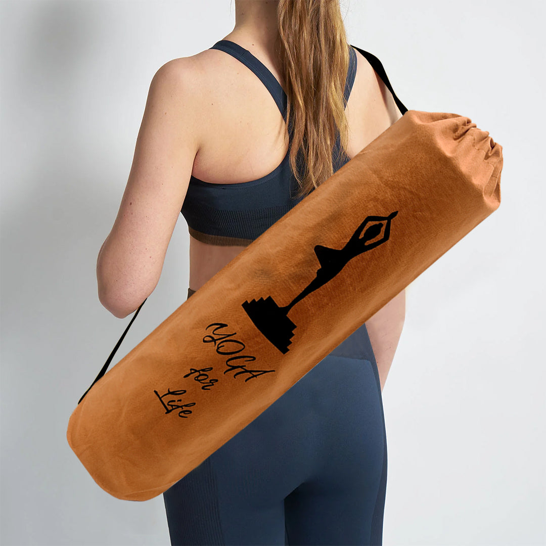 SLEEK AND VERSATILE YOGA MAT CARRIER WITH ADJUSTABLE STRAP