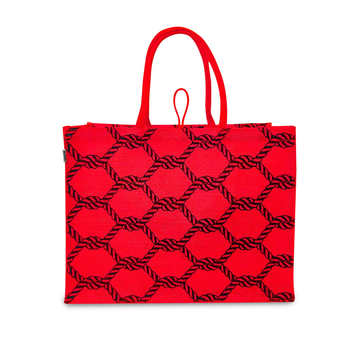 STYLISH PRINTED JUTE BAG