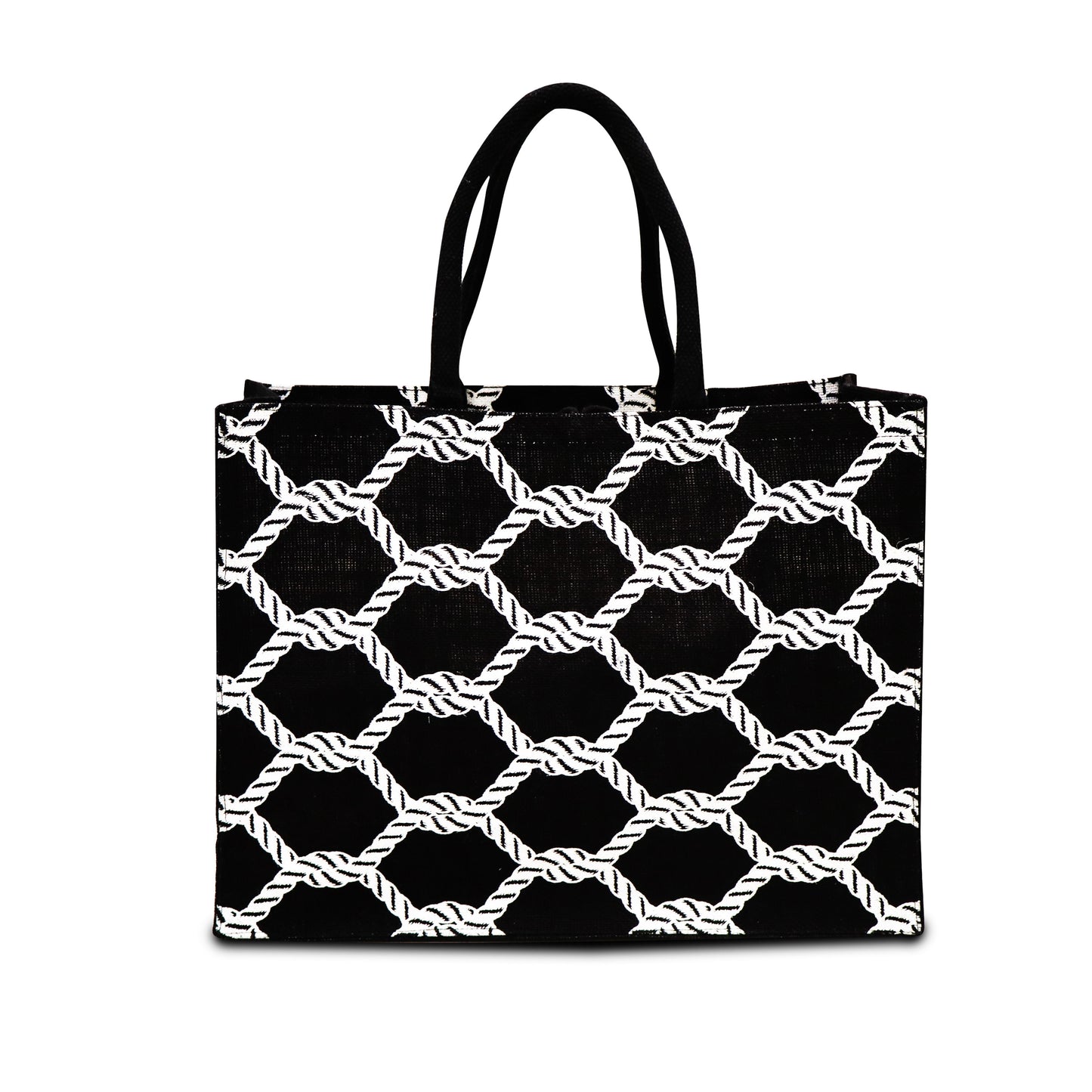 STYLISH PRINTED JUTE BAG