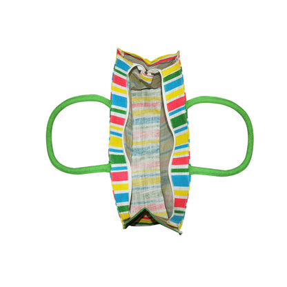 COLORFUL STRIPES MARKET BAG
