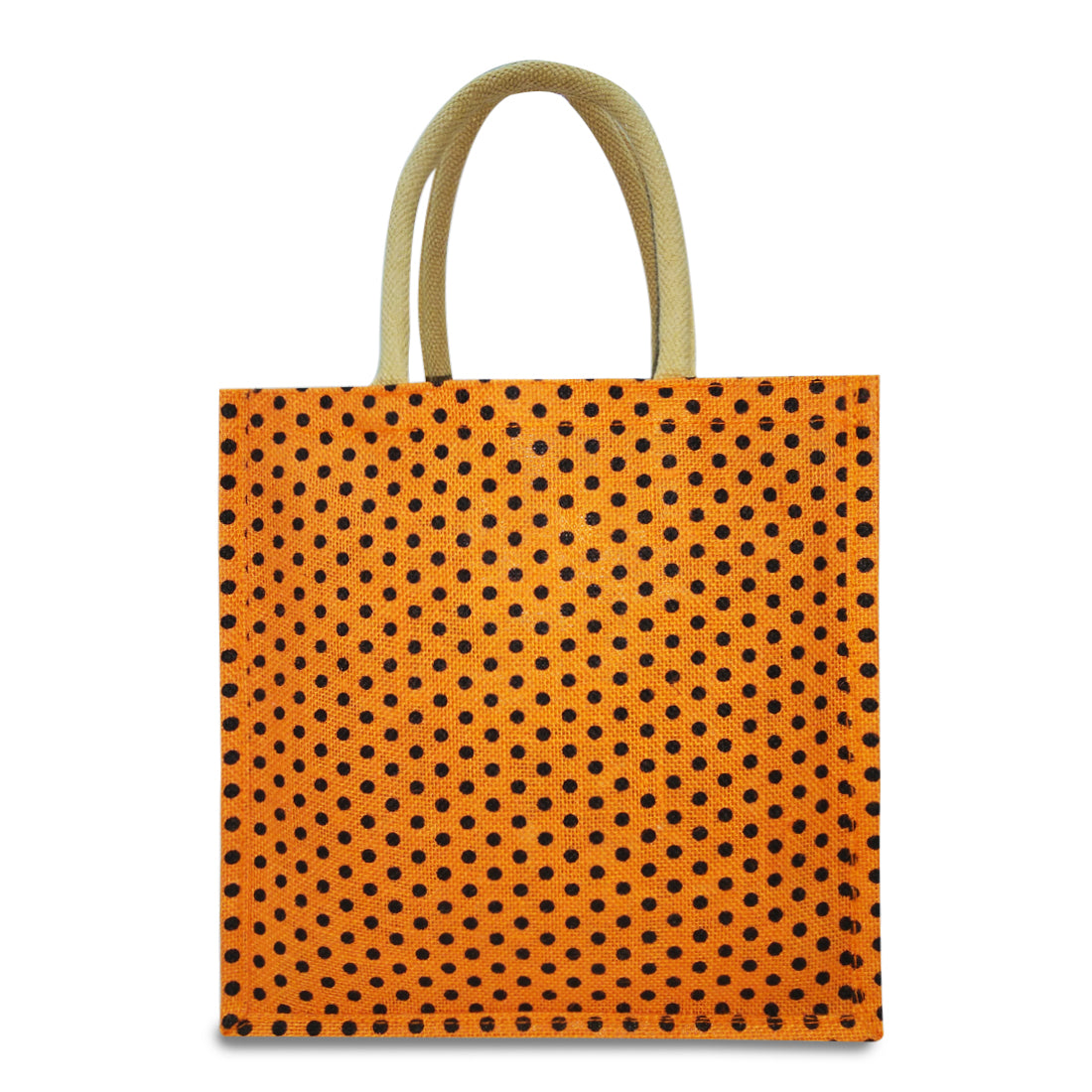 DOT COUTURE: POLKA DOT JUTE BAG FOR ECO-QUEENS