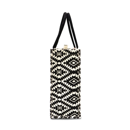 Mystic Diamond Tote Bag with zipper closure