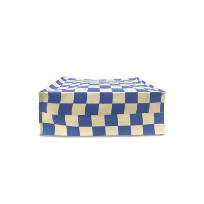 CLASSIC CHECKS CANVAS TOTE BAG