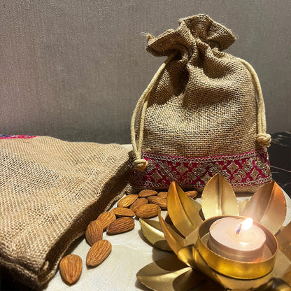 GLEAMING GRACE POTLI: LACED & LUXURIOUS- PACK OF 2