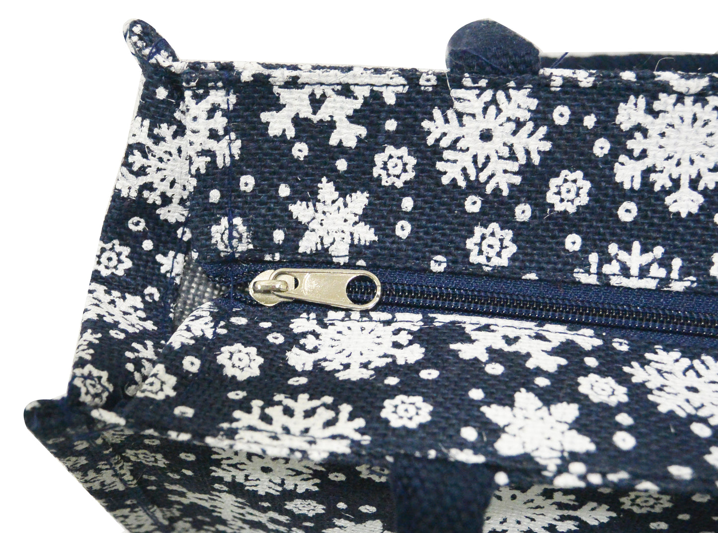 EARTHBAGS SNOWFLAKE LUNCH BAG WITH ZIPPER